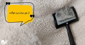 چگونه پرز موکت را از بین ببریم؟